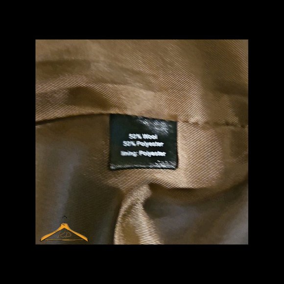 Hisdern Vest - XXL, Wool/Poly, Brown Herringbone Tweed - NWOT - Picture 6 of 6